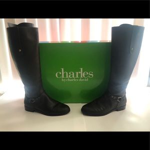 Brown Leather Riding Boots